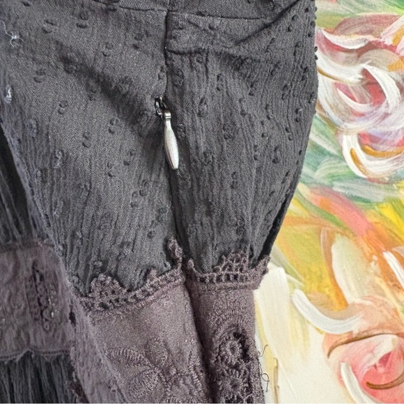 Altar’d State Black Boho Mini Dress Size S - Picture 9 of 11